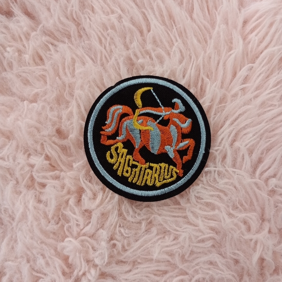 Sagittarius astrology iron-on patch! Rare! So cute! Nwot - Picture 4 of 6